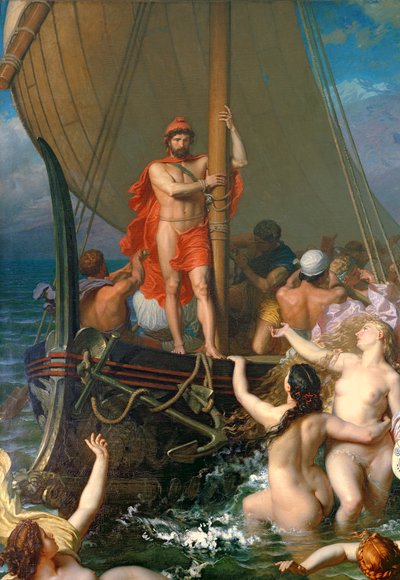 Ulisse e le sirene (dettaglio) da Leon Auguste Adolphe Belly