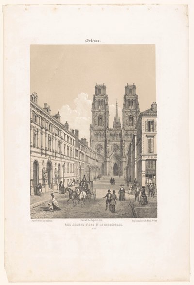 Veduta della Rue Jeanne d