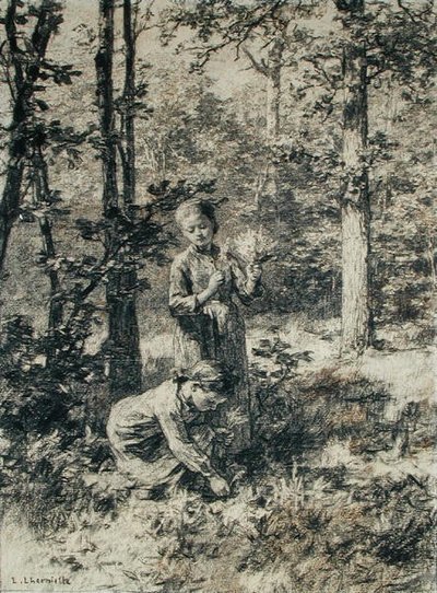 Raccolta di mughetti da Leon Augustin Lhermitte