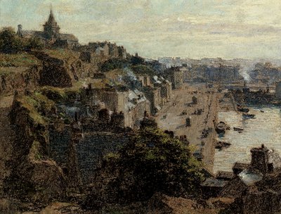 Granville, mattina, 1892 da Leon Augustin Lhermitte