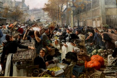 Les Halles da Leon Augustin Lhermitte