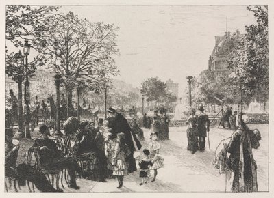 Giardini delle Tuileries da Leon Augustin Lhermitte