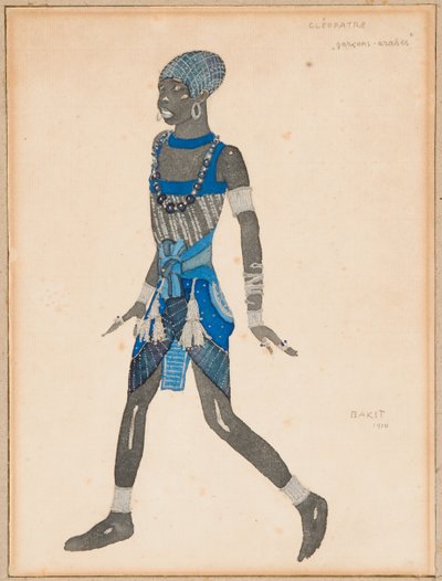 Un bozzetto di costume per "Cleopatra", 1910 da Leon Bakst