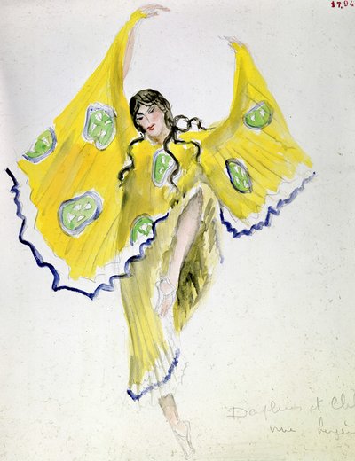 Una pastorella di Bakst: costume di "Dafni e Cloe" di Michel Fokine da Leon Bakst
