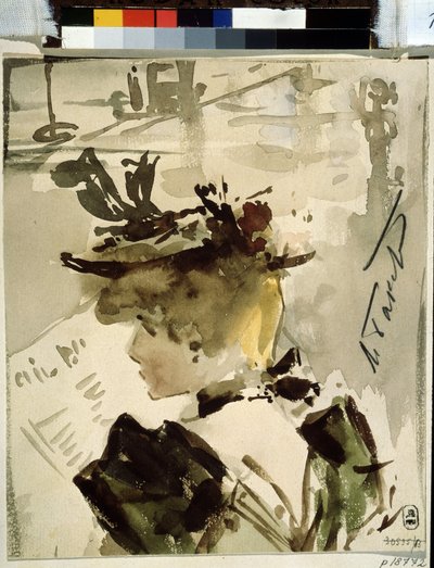 Una donna che legge da Leon Bakst