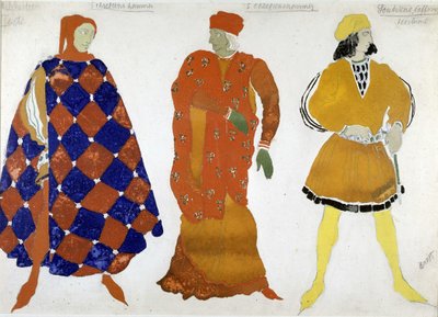 Costume di Bakst per "Il Martire di San Sebastiano" da Leon Bakst