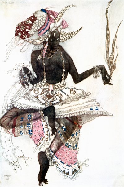Costume di Bayadere per Le Dieu Bleu, 1911 da Leon Bakst
