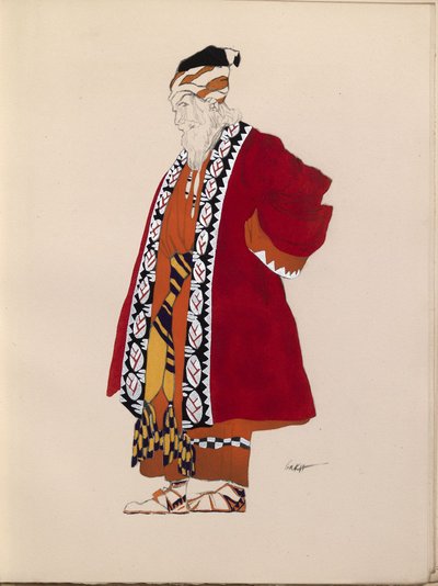 Bozzetto di costume da Leon Bakst