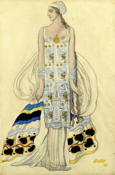 Costume design per Ida Rubinstein nel dramma 