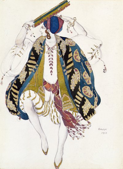 Costume per ballerina ebrea, da Cleopatra da Leon Bakst