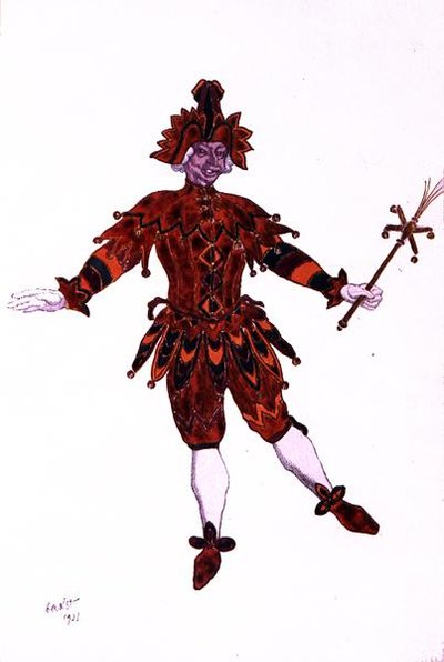 Costume per Mirliton, da La Bella Addormentata da Leon Bakst
