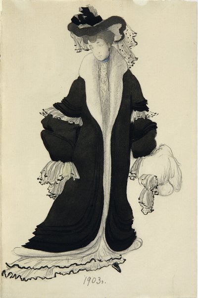 Costume per Mrs. L. Bakst da Leon Bakst