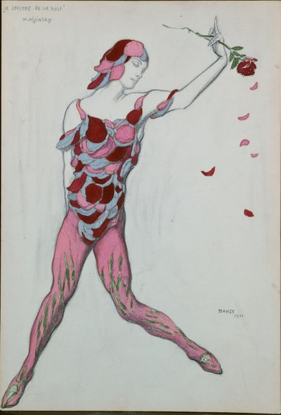 Costume per Nijinsky da "Le Spectre de la Rose", 1911 da Leon Bakst