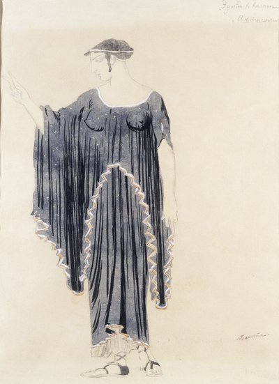 Costume per Edipo a Colono - Antigone, c. 1899-1909 da Leon Bakst