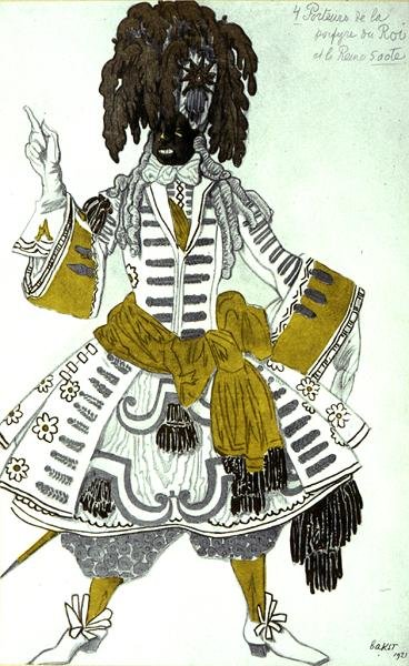 Costume per Porphyrophores, da La bella addormentata da Leon Bakst