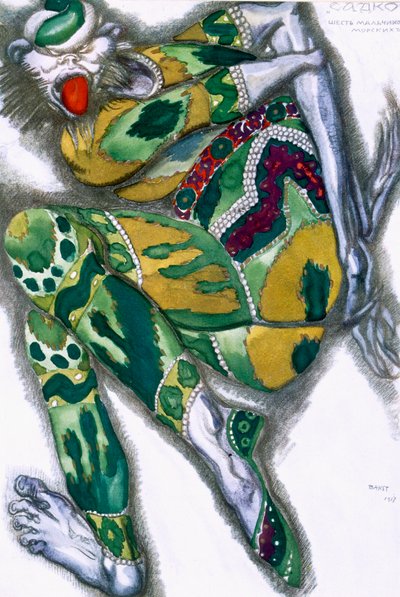 Costume per Seefenfel, da Sadko da Leon Bakst