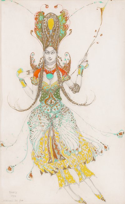 Bozzetto per il costume di Tamara Karsavina come 