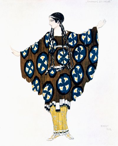 Costume per una produzione dei Ballets Russes di Ravel