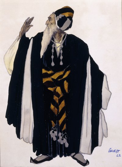 Costume per un Anziano Ebreo per il dramma 