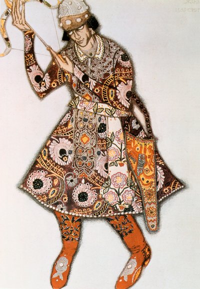 Costume per un balletto di Igor Stravinsky, 1913 da Leon Bakst