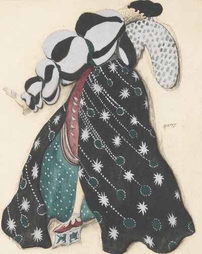 Costume per il balletto La Leggenda di Giuseppe di R. Strauss da Leon Bakst