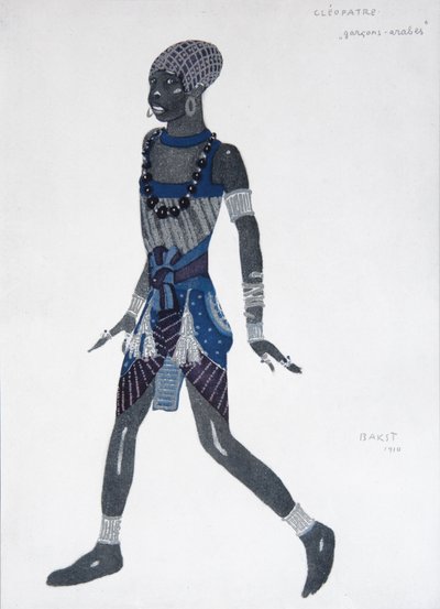 Costume per il balletto Cleopatra, 1909 da Leon Bakst
