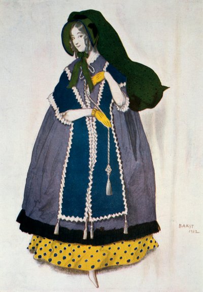 Costume per il balletto Les Papillons da Leon Bakst