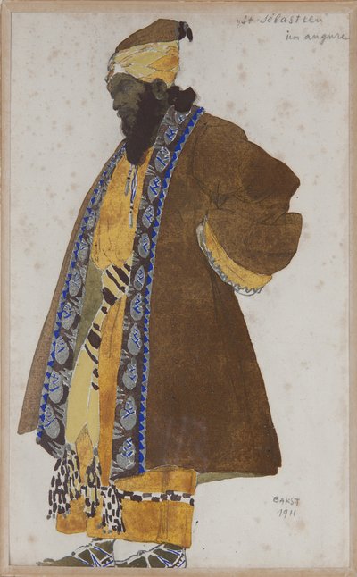 Costume per il dramma Il martirio di San Sebastiano di Gabriele D