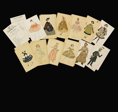 Costumi da "La Fee de la Poupees" da Leon Bakst