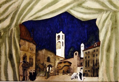 Progetto per la Marchesa a caccia da Leon Bakst
