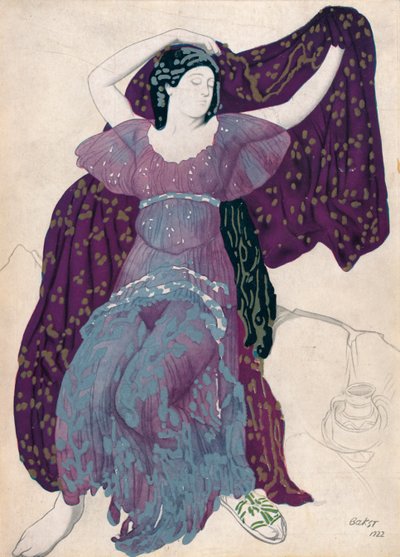 Echo Abandonée, 1922, 1923 da Leon Bakst