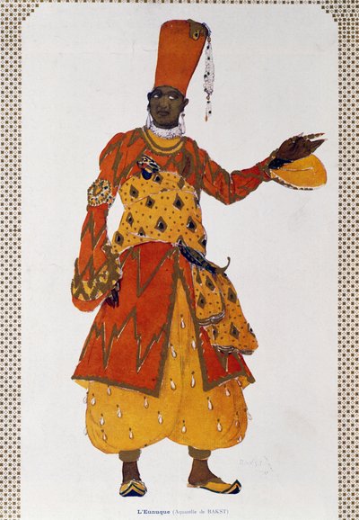 Eunuco, costume per il balletto Scheherazade da Leon Bakst