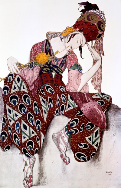 Iskander, costume per il balletto La Peri, musica di Paul Dukas, c. 1913 da Leon Bakst