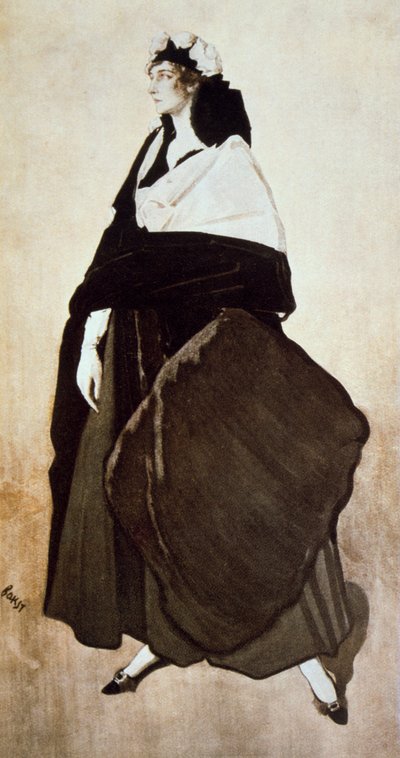 Ritratto della ballerina e mecenate Ida Rubinstein da Leon Bakst