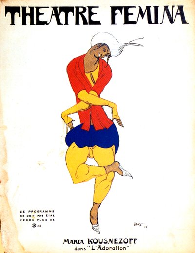 Poster per il balletto di Igor Stravinsky La sagra della primavera, 1911 da Leon Bakst