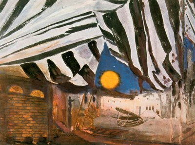 Scenografia per Salomè di Oscar Wilde, fine XIX-inizio XX secolo da Leon Bakst