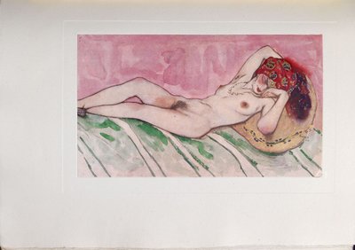 La moglie del sultano dormiente, 1916 da Leon Bakst