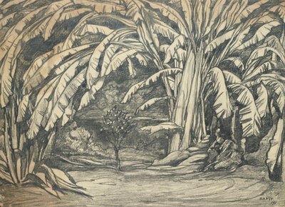 Scenografia per il Balletto La Bella Addormentata di P. Tchaikovsky, 1911 da Leon Bakst