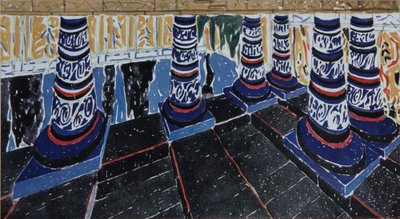 Scenografia per il dramma Fedra di Jean Racine da Leon Bakst