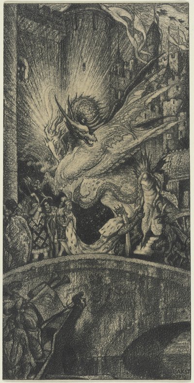 Studio per una scenografia da Leon Bakst