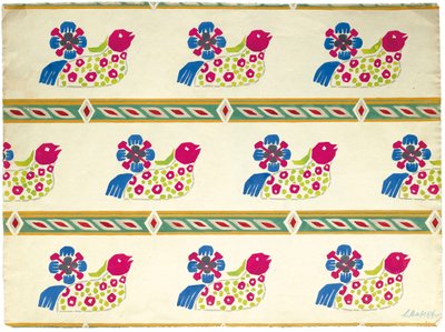 Design tessile, inizio XX secolo da Leon Bakst