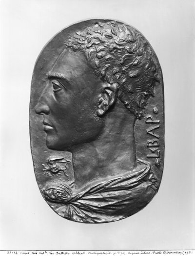 Medaglione Autoritratto da Leon Battista Alberti
