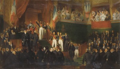 Luigi Filippo I giura come re davanti alla Camera dei Deputati, 9 agosto 1830 da Leon Bazile Perrault