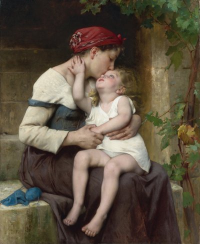 Madre e figlio da Leon Bazile Perrault