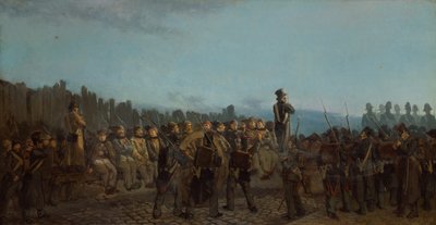 Partenza dei detenuti dal Kremlin Bicetre da Leon Charles Adrien Bailly