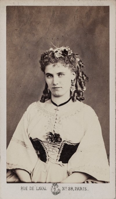 Ritratto di Christine Nilsson 1843-1921 da Leon Cremiere