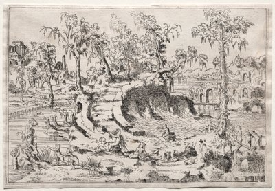 Paesaggio con Putti da Leon Davent