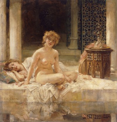 Dopo il bagno da Leon Francois Comerre