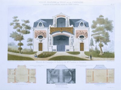 Casa e laboratori del Sig. Courbet a Ornans, da 