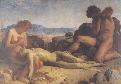 Adamo ed Eva trovano il corpo di Abele da Leon Joseph Florentin Bonnat